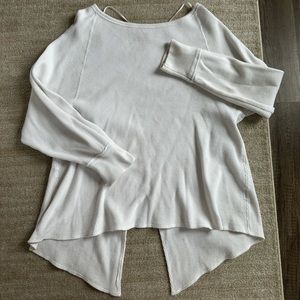 FREE PEOPLE WAFFLE SHIRT